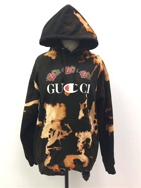 hoodie gucci pas cher|gucci distressed hoodie.